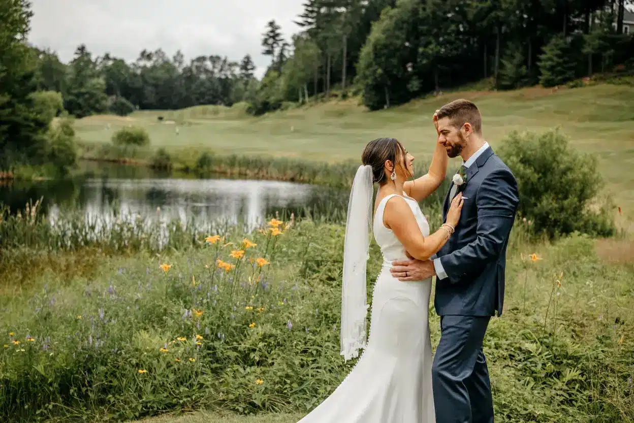couple looking at the forest