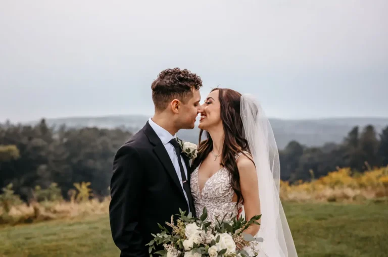 Couple looking at each other