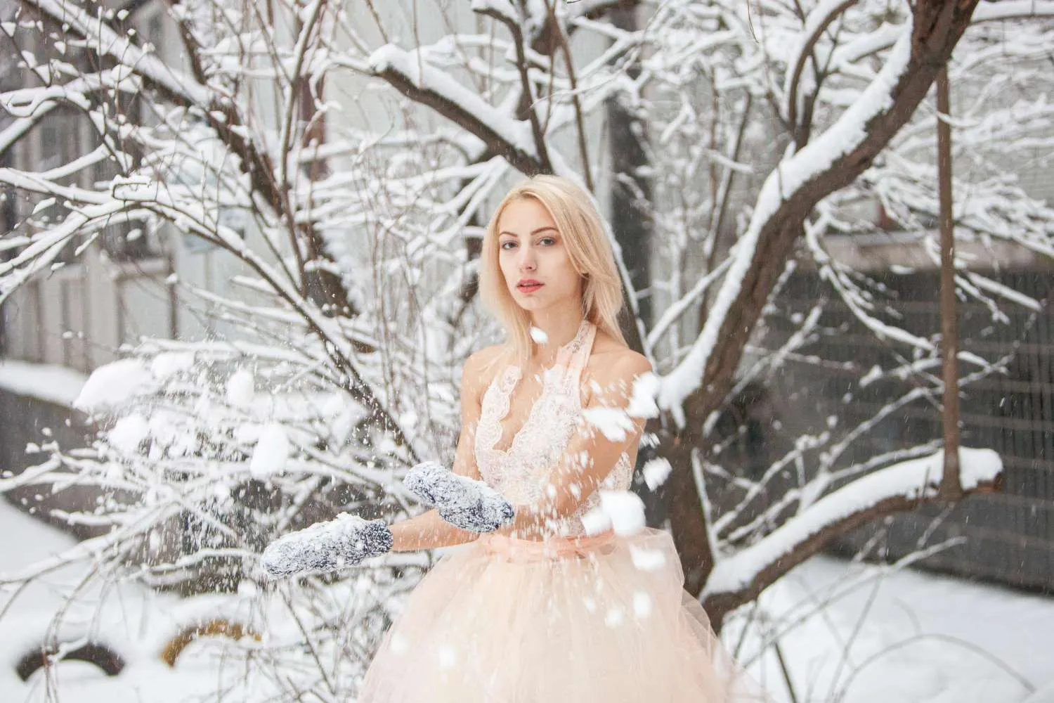 snowy bride