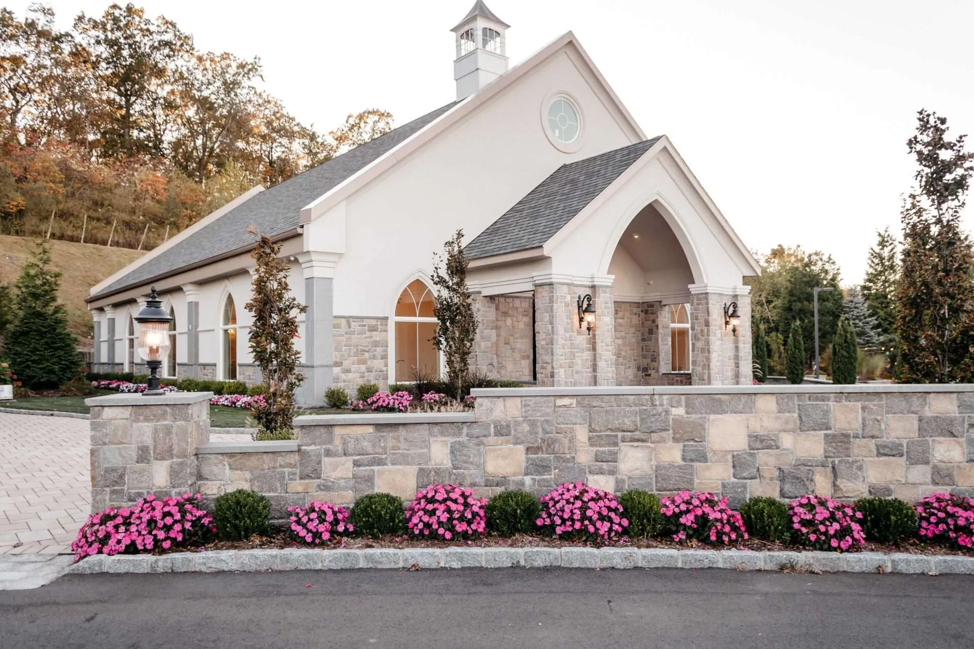 wedding reception venue from outside